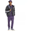 Vyriškos adidas Essentials 3-Stripes fleecinės kelnės violetinės JX0750