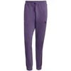 Vyriškos adidas Essentials 3-Stripes fleecinės kelnės violetinės JX0750