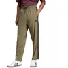 Vyriškos kelnės adidas Essentials Stanford su 3 dryželiais, atvirais kraštais, alyvuogių spalvos JE6401