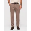 Vyriškos rudos chino kelnės regular fit