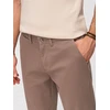Vyriškos rudos chino kelnės regular fit