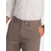 Vyriškos rudos chino kelnės regular fit