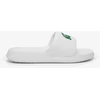 Vyriškos šlepetės Lacoste Serve Slide 1.0, baltos ir žalios