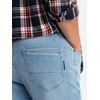 Vyriškos SLIM FIT džinsinio audinio kelnės su elastanu - mėlynos