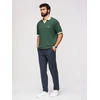 Vyriškos tamsiai mėlynos chino kelnės regular fit