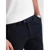 Vyriškos tamsiai mėlynos chino kelnės slim fit