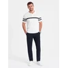 Vyriškos tamsiai mėlynos chino kelnės slim fit