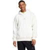 Vyrų adidas All Szn Fleece džemperis su gobtuvu Baltas IY4121