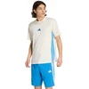 Vyrų adidas Essentials 3 Juostų marškinėliai, kreminiai KC0888