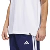 Vyrų adidas „Summer Heat“ grafinio dizaino marškinėliai balti JZ7545