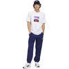 Vyrų adidas „Summer Heat“ grafinio dizaino marškinėliai balti JZ7545