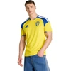 Vyrų adidas Švedijos 26 namų aprangos marškinėliai, geltonos ir mėlynos spalvos JM5814