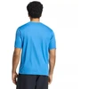Vyrų adidas treniruočių pagrindiniai mėlyni T-marškinėliai KD5471