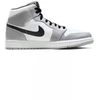 Vyrų Air Jordan 1 Mid Light Smoke Pilkas batai - 554724-092