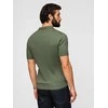 Vyrų slim fit polo marškinėliai, alyvuogių žali
