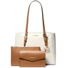 Waniliowa torebka tote Michael Kors 35F3GCFT9T