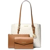 Waniliowa torebka tote Michael Kors 35F3GCFT9T