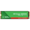 Ausinės WD Žalias SN3000 500 GB M.2 NVMe WDS500G4G0E SSD