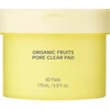 WHAMISA Organic Fruits Yuja Cleansing Pads, 60 pads / 175 ml x40 pcs