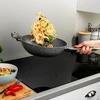 Wok keptuvė Salter Marblestone, 28 cm, pilka