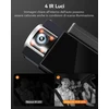 WOLFBOX automobilinė vaizdo registratorius 3 kamerų 4K+1080P+1080P su Wi-Fi, GPS ir 64 GB kortele i17