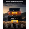 WOLFBOX automobilinė vaizdo registratorius 3 kamerų 4K+1080P+1080P su Wi-Fi, GPS ir 64 GB kortele i17