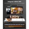WOLFBOX automobilinė vaizdo registratorius 3 kamerų 4K+1080P+1080P su Wi-Fi, GPS ir 64 GB kortele i17