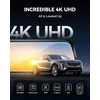 WOLFBOX veidrodinė automobilinė kamera 4K, Wi-Fi 5.8 GHz, GPS, priekinė ir galinė, G930