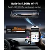 WOLFBOX veidrodinė automobilinė kamera 4K, Wi-Fi 5.8 GHz, GPS, priekinė ir galinė, G930