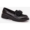 Women's Patent Leather Moccasins S.Barski HY52-369B Juodas