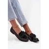 Women's Patent Leather Moccasins S.Barski HY52-369B Juodas