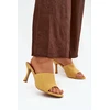 Women's Slip-On Shoes with Heel Made of Eco Suede Geltona Isolia