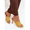 Women's Slip-On Shoes with Heel Made of Eco Suede Geltona Isolia