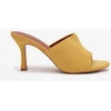 Women's Slip-On Shoes with Heel Made of Eco Suede Geltona Isolia