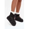Women's snow boots on platform DFranklin DFSH370020 Juodas