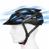 Wozinsky MTB dviračio šalmas su nuimamu vizoriumi ir galiniu USB apšvietimu, M dydžio - Juodas