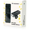Wozinsky Priekinis dviračio žibintas + USB-C laidas (3000 lm) - Juodas