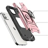 Wozinsky Ring Armor iPhone 14 Plus šarvuotas magnetinis dėklas su auksiniu žiedu