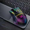 Wozinsky WMGB-3200 belaidė optinė žaidimų pelė su įmontuota įkraunama baterija, 3200 DPI, RGB apšvietimu – juoda