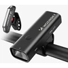 Wozinsky WSBLB2 Priekinis (400 lm) ir Galinis USB-C Dviračio Žibintų Rinkinys - Juodas