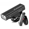 Wozinsky WSBLB2 Priekinis (400 lm) ir Galinis USB-C Dviračio Žibintų Rinkinys - Juodas