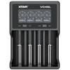 XTAR įkroviklis cilindriniams akumuliatoriams Li-Ion/Ni-MH/Ni-CD 18650 VC4SL