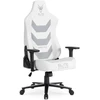 Žaidimų kėdė balta / juoda su TILT mechanizmu – ergonomiška ir stilinga