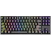 Ausinės Žaidimų klaviatūra GENESIS Thor 404 TKL, USB, QWERTY (amerikietiška tarptautinė), juoda