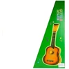 Lean Toys Klasikinė medinė gitara Raudona atrodo kaip tikra