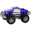 Lean Toys Policijos visureigis su pavara, mėlynas, 31x19x21cm