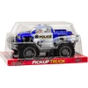 Lean Toys Policijos visureigis su pavara, mėlynas, 31x19x21cm