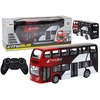 Lean Toys Nuotoliniu būdu valdomas dviaukštis autobusas su šviesomis 29x13.5x7.5 cm