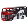 Lean Toys Nuotoliniu būdu valdomas dviaukštis autobusas su šviesomis 29x13.5x7.5 cm