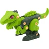 Lean Toys Dinozauras su žaliu gręžtuvu